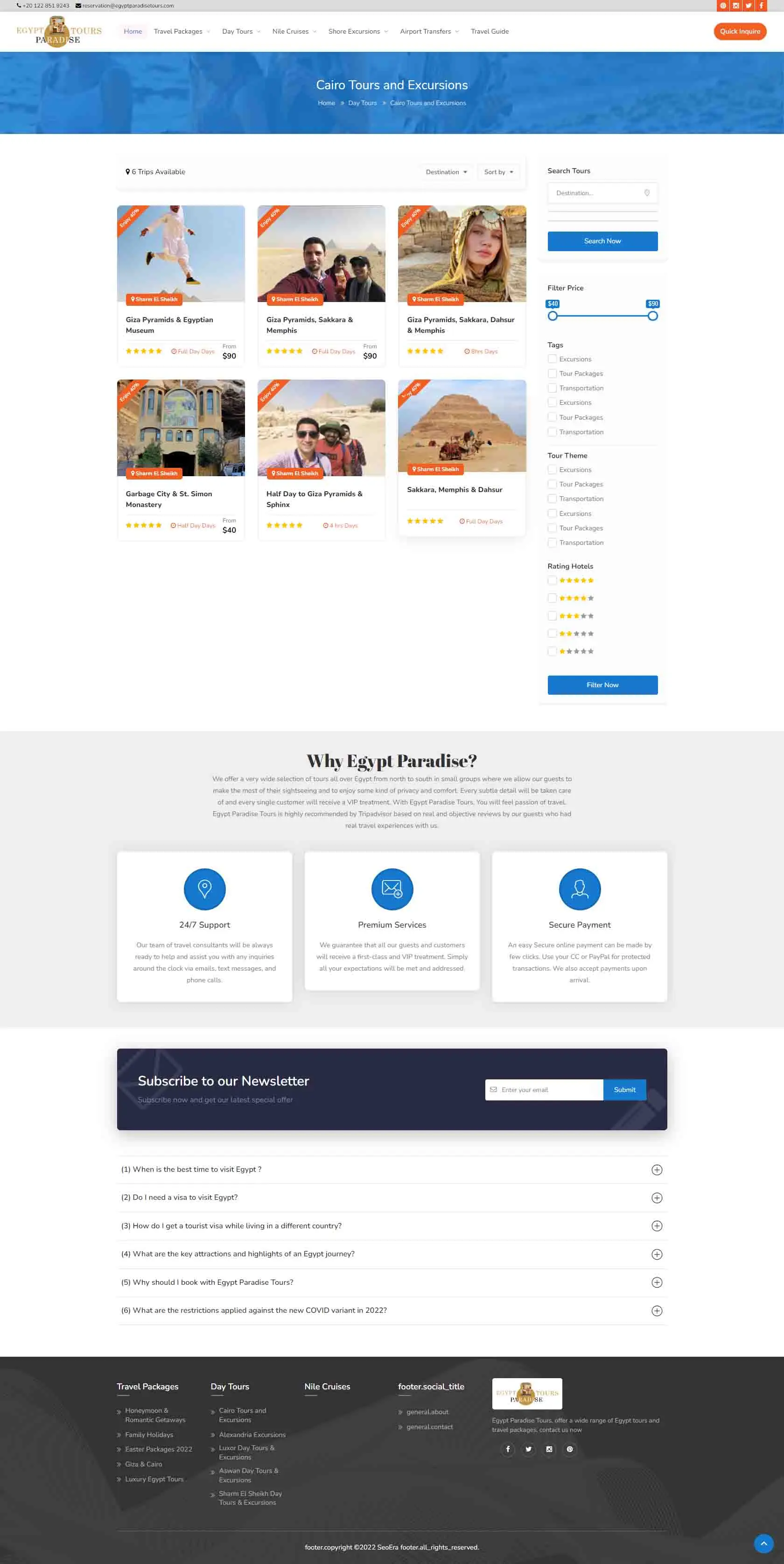 Egypt Paradise Tours