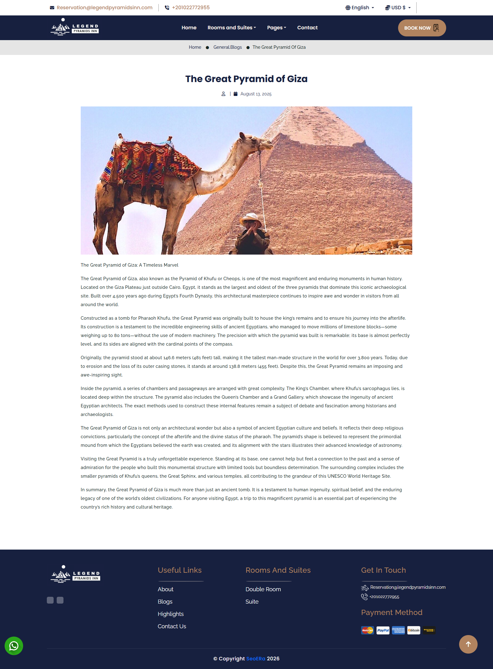 Legend Pyramids Inn