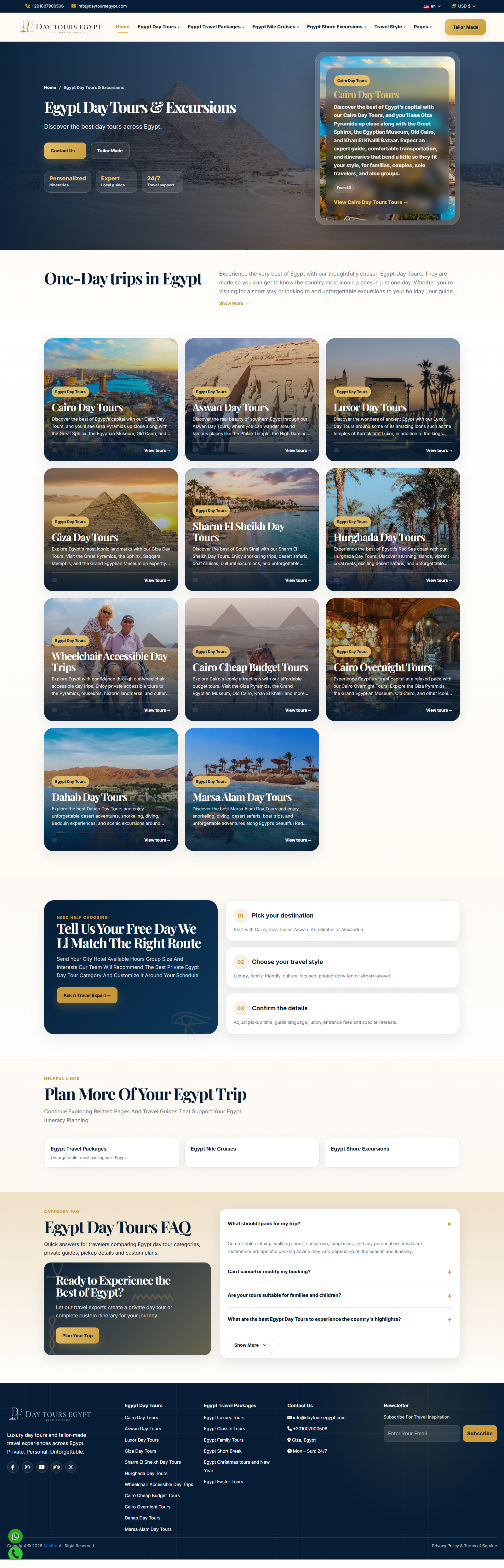 Day Tours Egypt