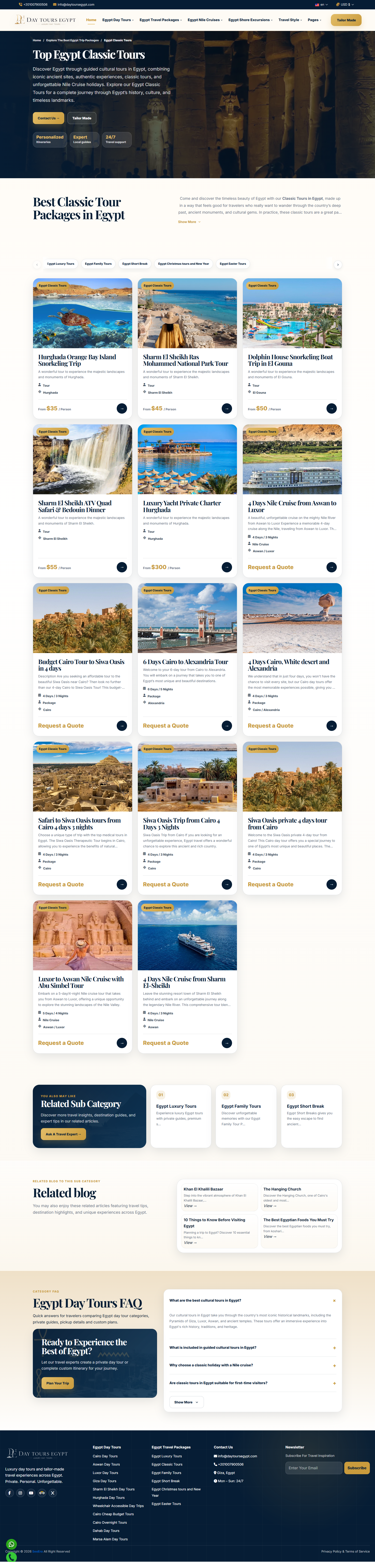 Day Tours Egypt