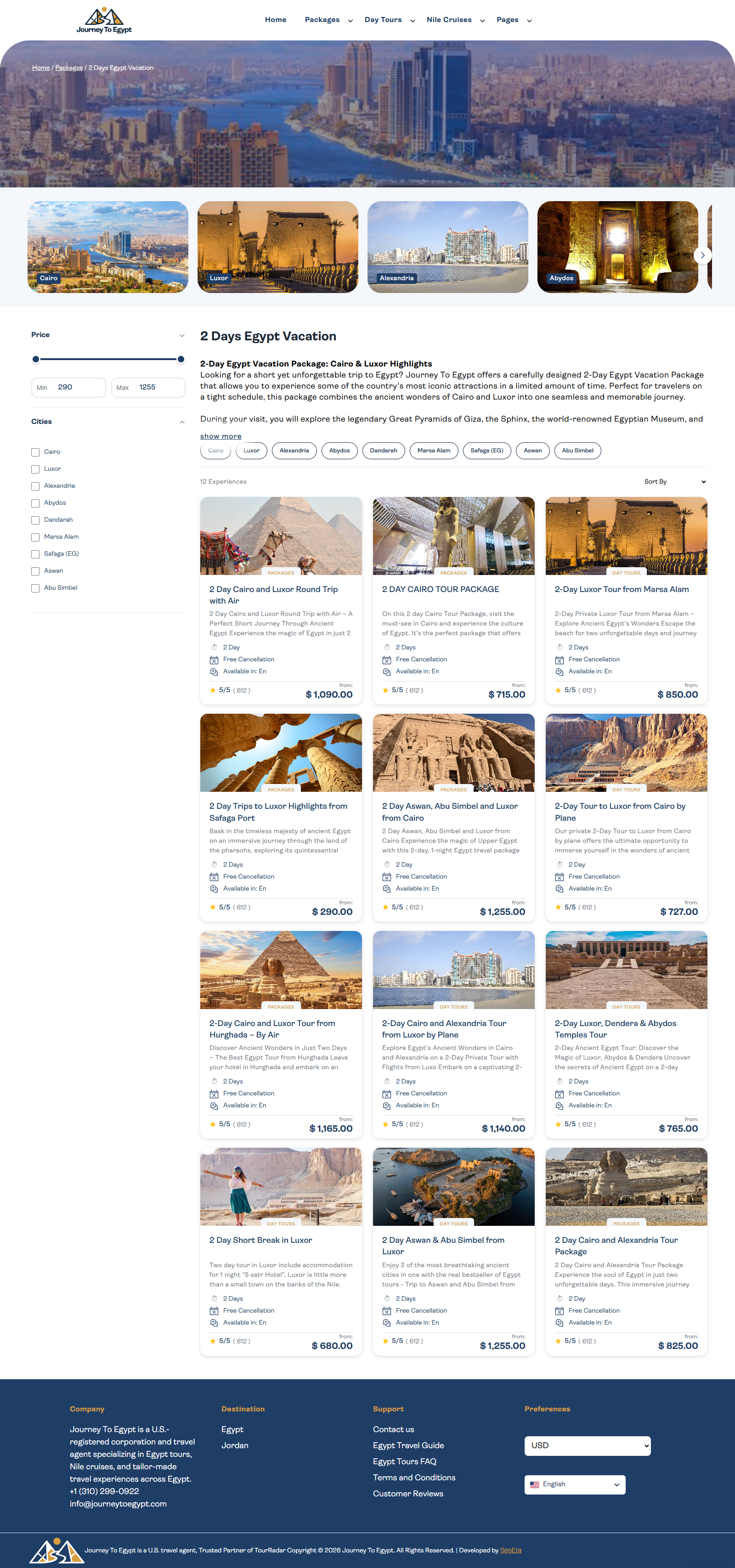 Journey to Egypt